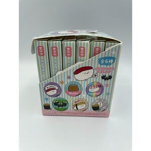 It's Oshushi Can Badge Pin Collection 1 Box 6 Pins  Imported From Japan  NEW
